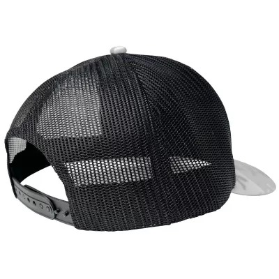 Legend Black Snow Camo 6 Panel Trucker Cap
