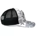 Legend Black Snow Camo 6 Panel Trucker Cap