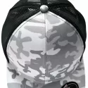 Legend Black Snow Camo 6 Panel Trucker Cap