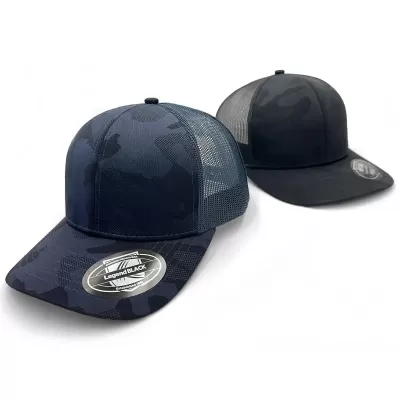 Legend Black Dark Night 2 Panel Cotton Trucker Cap