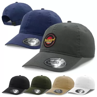 Legend Black Nomad Dad 6 Panel Cotton Hat