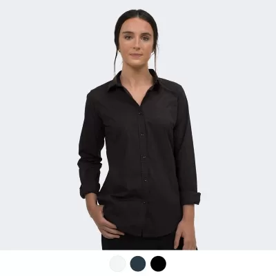 TRENDSWEAR Parker Womens Cotton Poplin Shirt