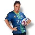 Womens Custom Polyester Rugby T-Shirt