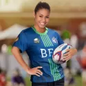 Womens Custom Polyester Rugby T-Shirt