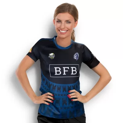 Womens Custom Polyester Rugby Performance T-Shirt