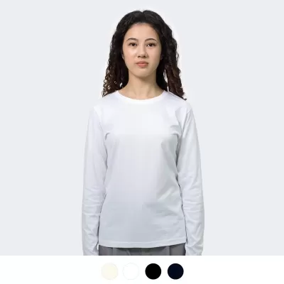 TRENDSWEAR Harlow Womens Cotton Long Sleeve Crew