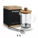 Keepsake Onsen Cork Lid Borosilicate Glass Coffee Plunger