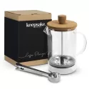 Keepsake Onsen Cork Lid Borosilicate Glass Coffee Plunger
