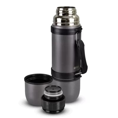 Swiss Peak Duo 700ml Stainless Steel Vacuum Flask with Cup
