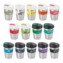 Express Elite 350ml Stainless Steel Coffee Cup with Silicone Band