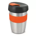 Express Elite 350ml Stainless Steel Coffee Cup with Silicone Band