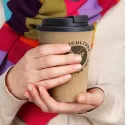 Oakridge 350ml Polypropylene Double Wall Coffee Cup