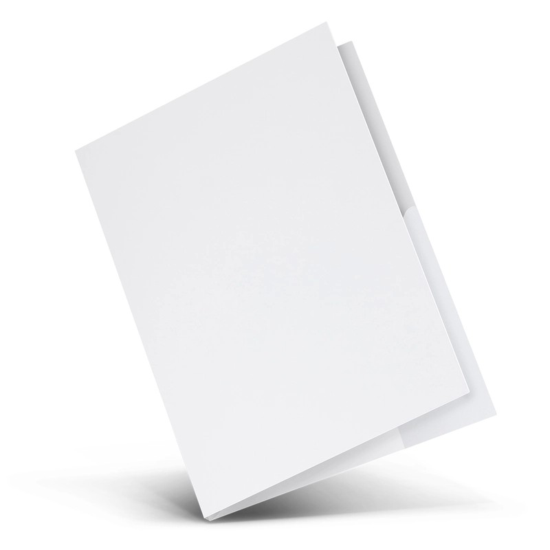 A4 Cardboard Presentation Folder with Twin Pockets
