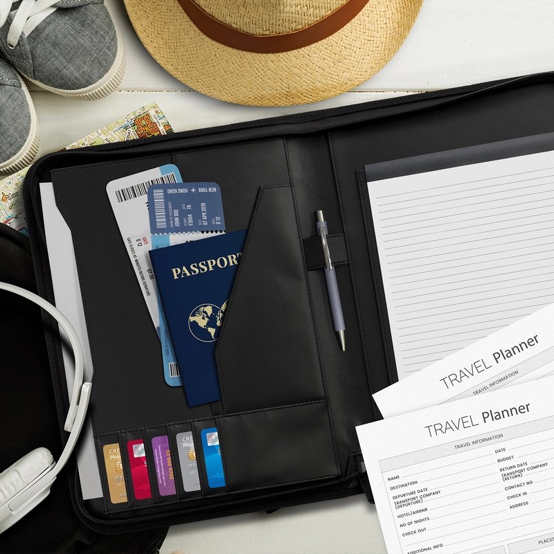 Carlow PU Travel Portfolio Case