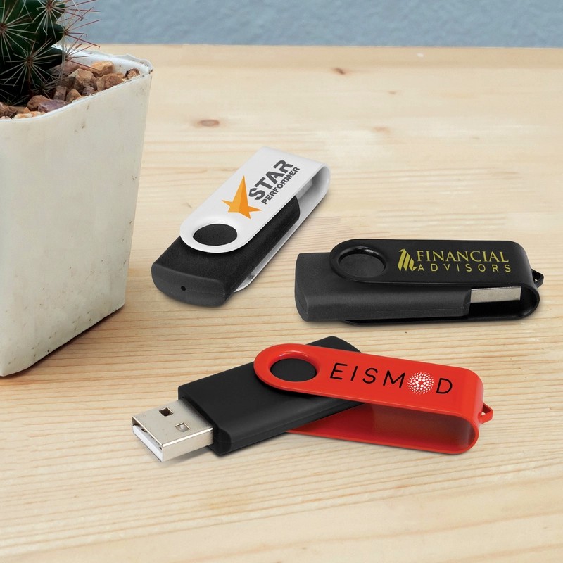 Helix Mix and Match 4GB Plastic USB Flash Drive