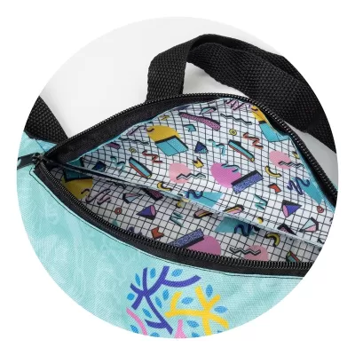 Glastonbury Full Colour Polyester Belt Bag