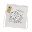 Cotton Colouring Drawstring Backpack