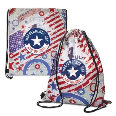 Tacoma Polyester Drawstring Backpack