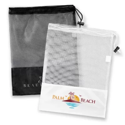 Drawstring Polyester Mesh Bag