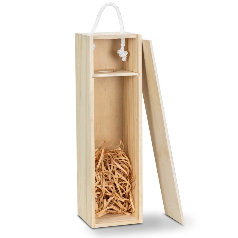 Tuscany Single Pine Wine Gift Box
