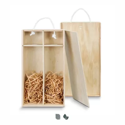 Tuscany Double Pine Wine Gift Box