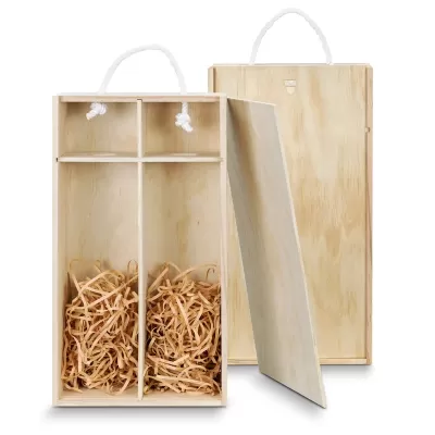 Tuscany Double Pine Wine Gift Box