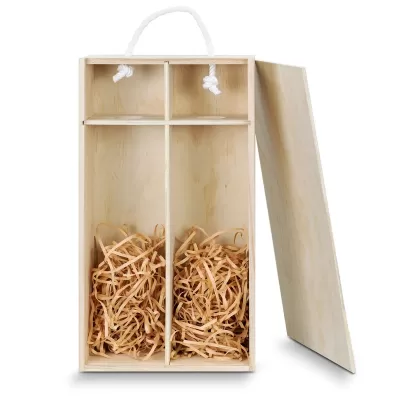 Tuscany Double Pine Wine Gift Box