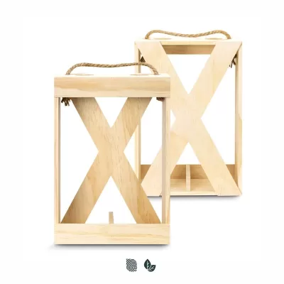 Catalonia Double Pine Wine Crate