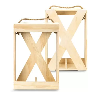 Catalonia Double Pine Wine Crate