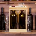 Catalonia Double Pine Wine Crate