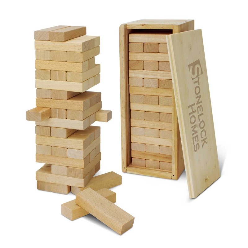 Wooden Tumbling Tower