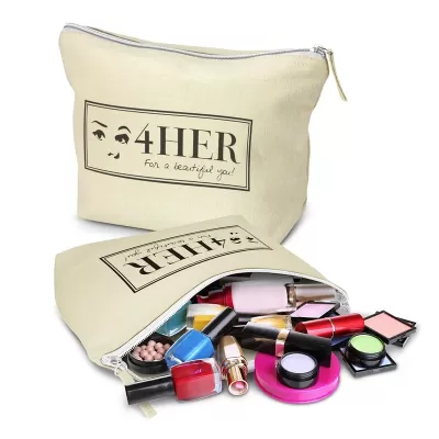 Eve Large Cotton Cosmetic Bag