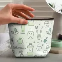 Belle Small Leather Cosmetic Bag