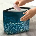 Belle Large Leather Cosmetic Bag