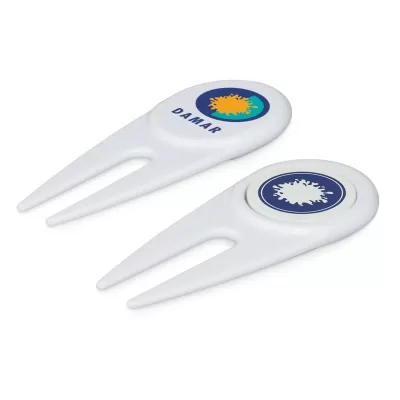Plastic Golf Divot Repairer with Marker