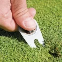 Plastic Golf Divot Repairer with Marker