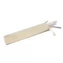 3 Piece Stainless Steel Straw Set