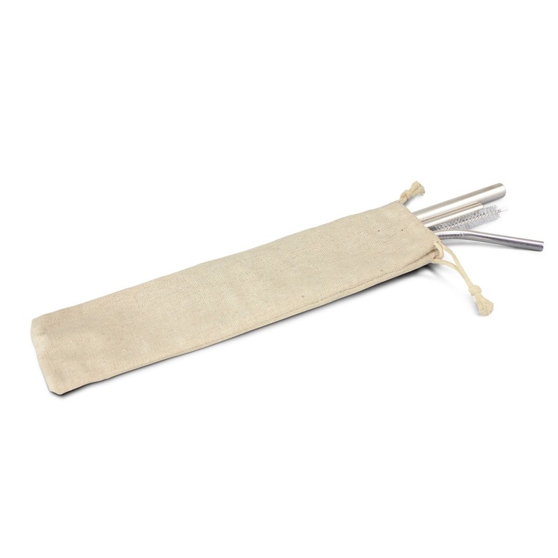 3 Piece Stainless Steel Straw Set