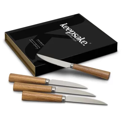 Keepsake 4 Piece Stainless Steel Steak Knife Set