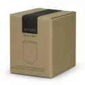 NATURA Ceramic Candle with Bamboo Lid