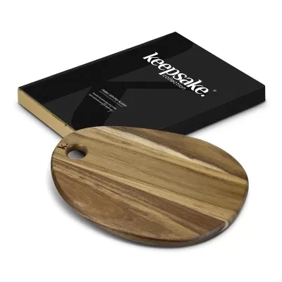 Keepsake Pebble Acacia Serving Board