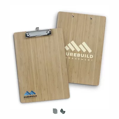branded Bamboo Clipboard, from our range of promotional Bamboo Enviro Products