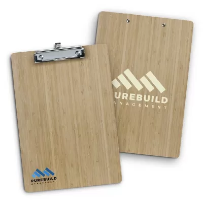 branded Bamboo Clipboard, from our range of promotional Bamboo Enviro Products