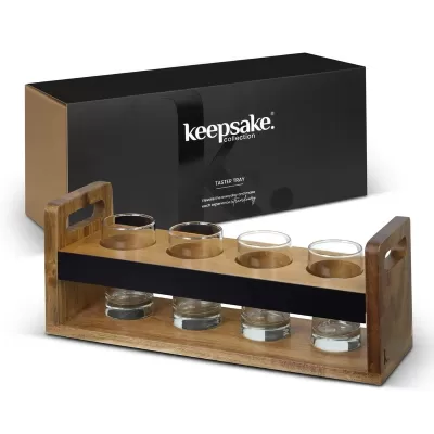 Keepsake Acacia Taster Tray