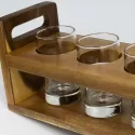 Keepsake Acacia Taster Tray