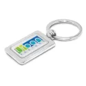 Rectangular Metal Keyring