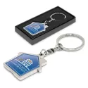 House Metal Keyring