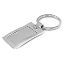 Wave Metal Keyring