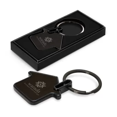 Capital House Metal Keyring