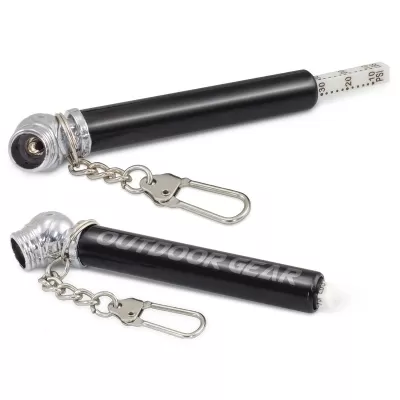 Tyre Pressure Gauge Aluminium Keyring